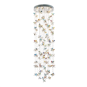 Wings of Color Crystal LED Chandelier