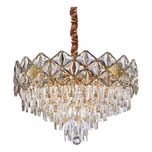 Regalia 13-Light Crystal Chandelier - Gold