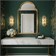 Regalia 4-Light Crystal Wall Sconce - Gold
