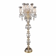Garnier 7-Light Traditional Crystal Floor Lamp - Gold