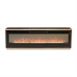 West Kensington Fireplace with Electric Insert - Medium Espresso