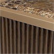 West Kensington Fireplace with Electric Insert - Medium Espresso