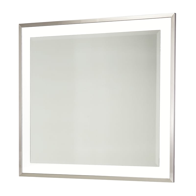 Marquee Wall Accent Mirror - Cloud White
