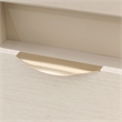 Portrait 2-Drawer Nightstand with LED Lights - Alabaster White