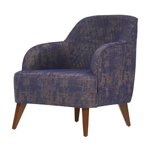 marveaux plush multi-color fabric armchair