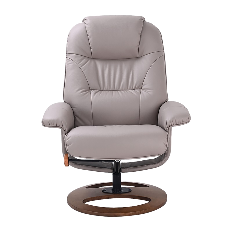 Delord Swivel Recliner with Matching ottoman