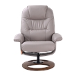 Delord Swivel Recliner with Matching ottoman