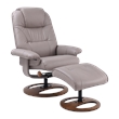 Delord Swivel Recliner with Matching ottoman