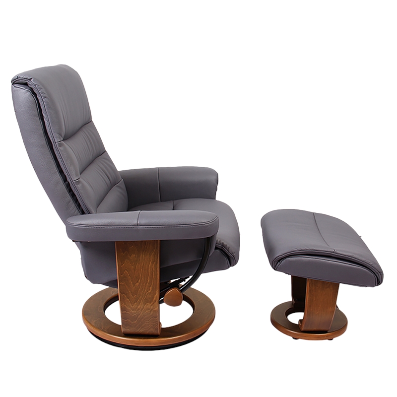 Devoe Swivel Recliner with Matching Ottoman