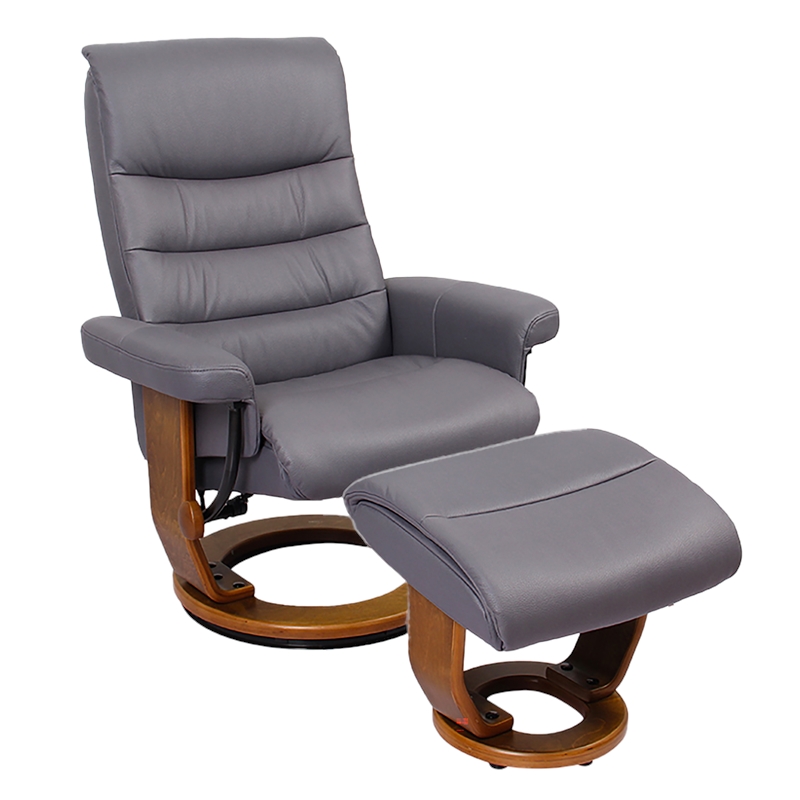 Devoe Swivel Recliner with Matching Ottoman