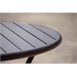 Direct Wicker 3PC Aluminum and Rattan Outdoor Serving Bar Set in Brown/Black