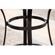 Direct Wicker 3PC Aluminum and Rattan Outdoor Serving Bar Set in Brown/Black