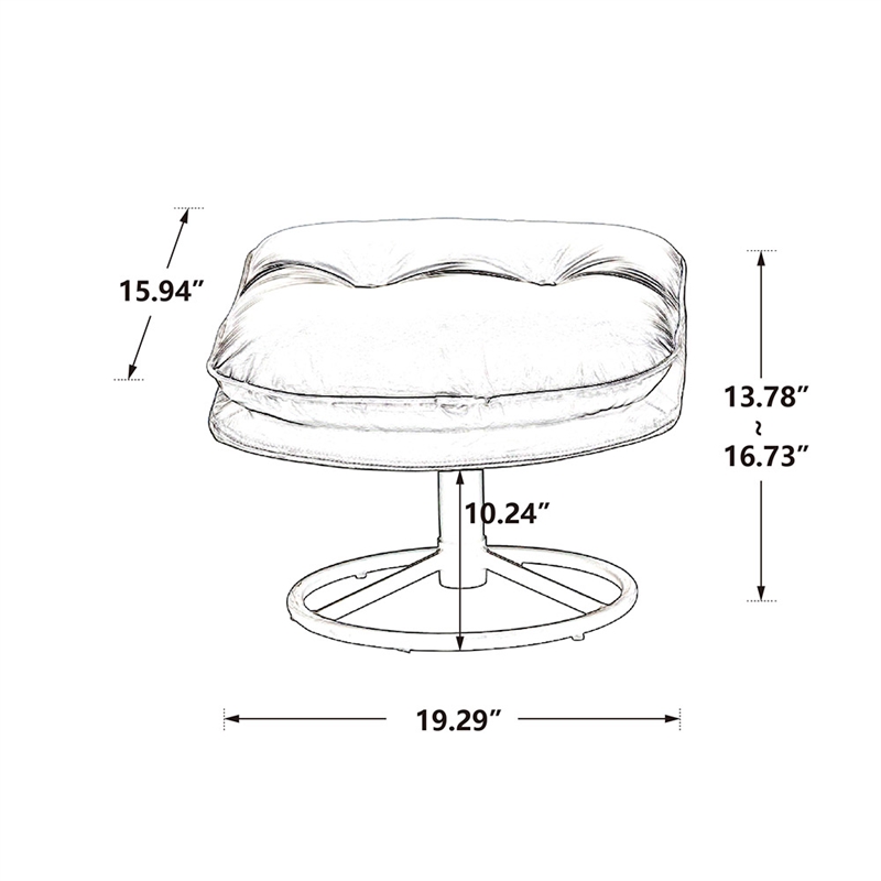 Elizabeth Gray Velvet Living Room Accent Chair Set with Ottoman