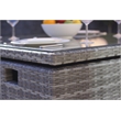 Patio 9-Pieces Gray Aluminum Outdoor Dining Set With Cushion