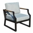 Direct Wicker 7 Piece Iron Outdoor Conversation Sets in Black with Cushions
