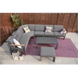 Patio Gray Aluminum 6-Person Outdoor Seating Group with Cushions