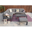 Patio Gray Aluminum 6-Person Outdoor Seating Group with Cushions