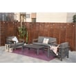 Patio Gray Aluminum 4-Person Outdoor Seating Group with Cushions