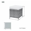 Gray Aluminum Rectangular 6 - Person Outdoor Dining Set with Cushions