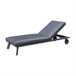 Gray Aluminum 5-Person Outdoor Seating Group with Fire Pit and Cushions