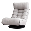 Direct Wicker Adjustable Modern Metal & Fabric Reclining Chair in Gray
