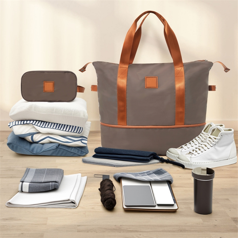 3 Piece Luggage Sets ABS Hardshell with TSA Lock and Spinner Wheels - Coppery