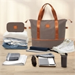 3 Piece Luggage Sets ABS Hardshell with TSA Lock and Spinner Wheels - Coppery