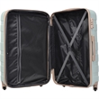 3 Piece Luggage Sets New Model 20''24''28''ABS Hardshell Suitcase (Grey Green)