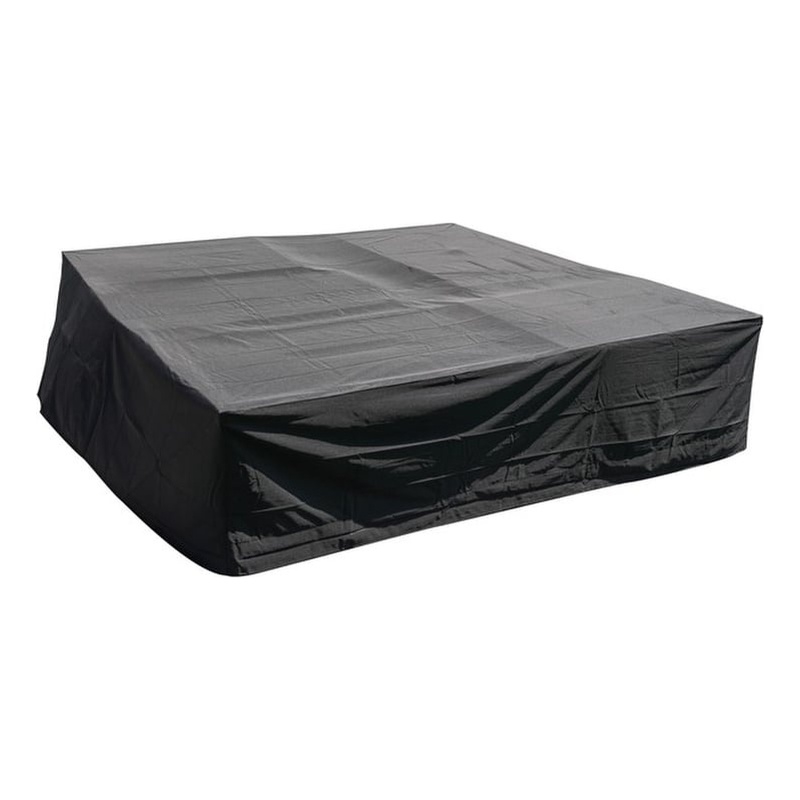 Direct Wicker  Square Patio Furniture Covers Waterproof - Black
