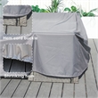Direct Wicker Square Patio Furniture Covers Waterproof - Gray