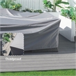 Direct Wicker Square Patio Furniture Covers Waterproof - Gray