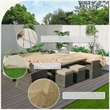 Direct Wicker Square Patio Furniture Covers Waterproof - Beige