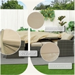 Direct Wicker Square Patio Furniture Covers Waterproof - Beige