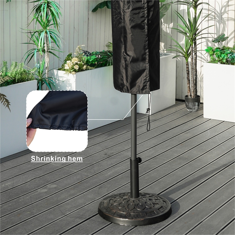 Direct Wicker Outdoor Patio Versatile-Functionality Umbrella Cover 9-11'FT