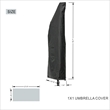 Umbrella Cover for Protective Storage 9-11' Ft Hanging Umbrella Offset - Black