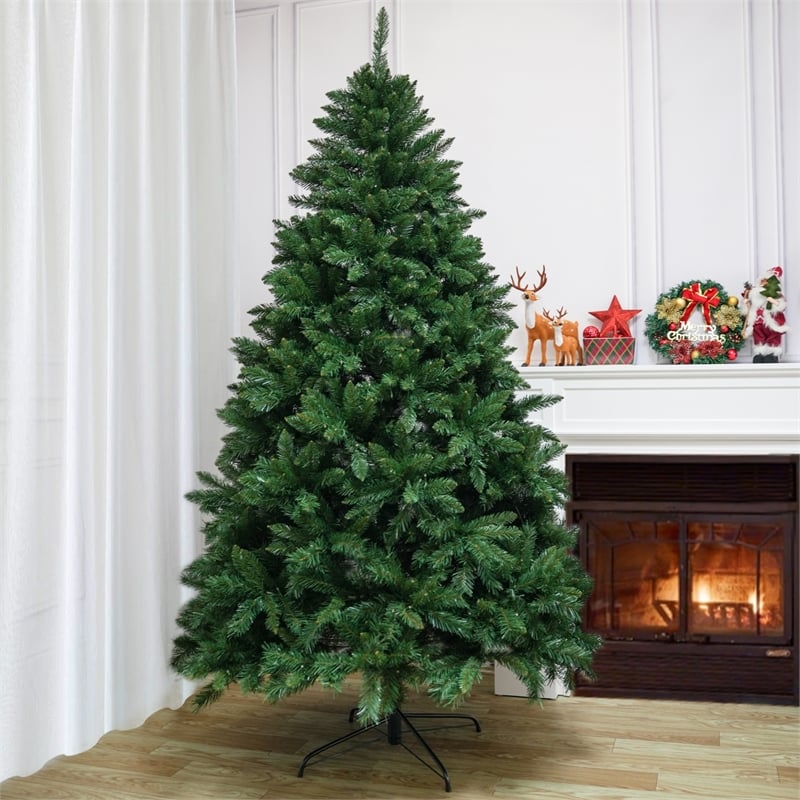 Direct Wicker 5ft PVC Artificial Christmas Tree 819 Tips w/ Metal Stand