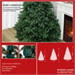7Ft Artificial PVC Christmas Tree W/Stand Holiday Season Indoor Outdoor Green