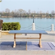 Direct Wicker Durable & Versatile Aluminum Outdoor Rectangular Table - Gray