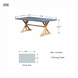 Direct Wicker Durable & Versatile Aluminum Outdoor Rectangular Table - Gray