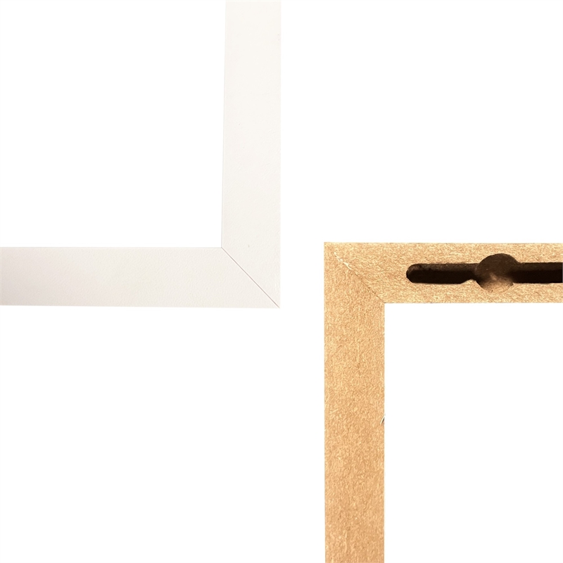 Direct Wicker 3-Piece White Floating U-Shaped Wall Display Shelve for Home Decor