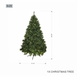 Direct Wicker 5FT Pre-Lit Christmas Tree With 250 LED Lights & Metal Stand