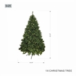 Direct Wicker 7FT Pre-Lit Christmas Tree With 550 LED Lights & Metal Stand