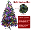 Direct Wicker 6Ft Pre-Lit Christmas Tree with 330 Color-Changing LED Lights