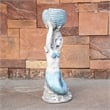 Ocean Style 11.61' x 7.68' x 23.23' Magnesium Oxide Mermaid Statue