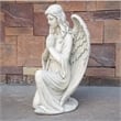 Magnesium Oxide 26.77' Kneeling Angel Statue Sculpture-Handcrafted Art