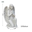 Magnesium Oxide 26.77' Kneeling Angel Statue Sculpture-Handcrafted Art