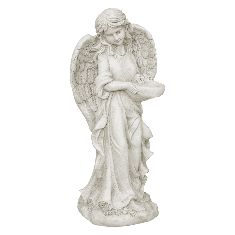 Magnesium Oxide 32.6' Tall Angel Statue Sculpture Art for Indoor Garden Outdoor