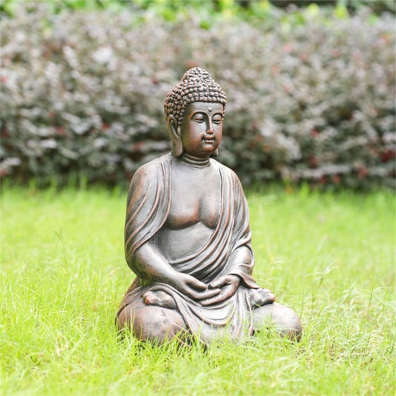 Serene Buddha Magnesium Oxide Sculpture- Meditation Spaces