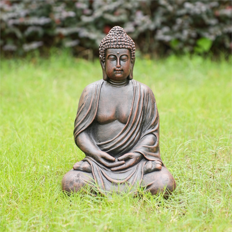 Serene Buddha Magnesium Oxide Sculpture- Meditation Spaces