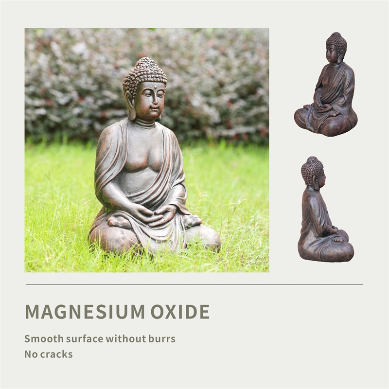 Serene Buddha Magnesium Oxide Sculpture- Meditation Spaces
